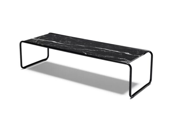 Laccio 2 Coffee Table – Black, MN Nero Marquina Marble (Rich Black w/ White Veins)